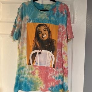 Tye-dye Britney Spears T-shirt